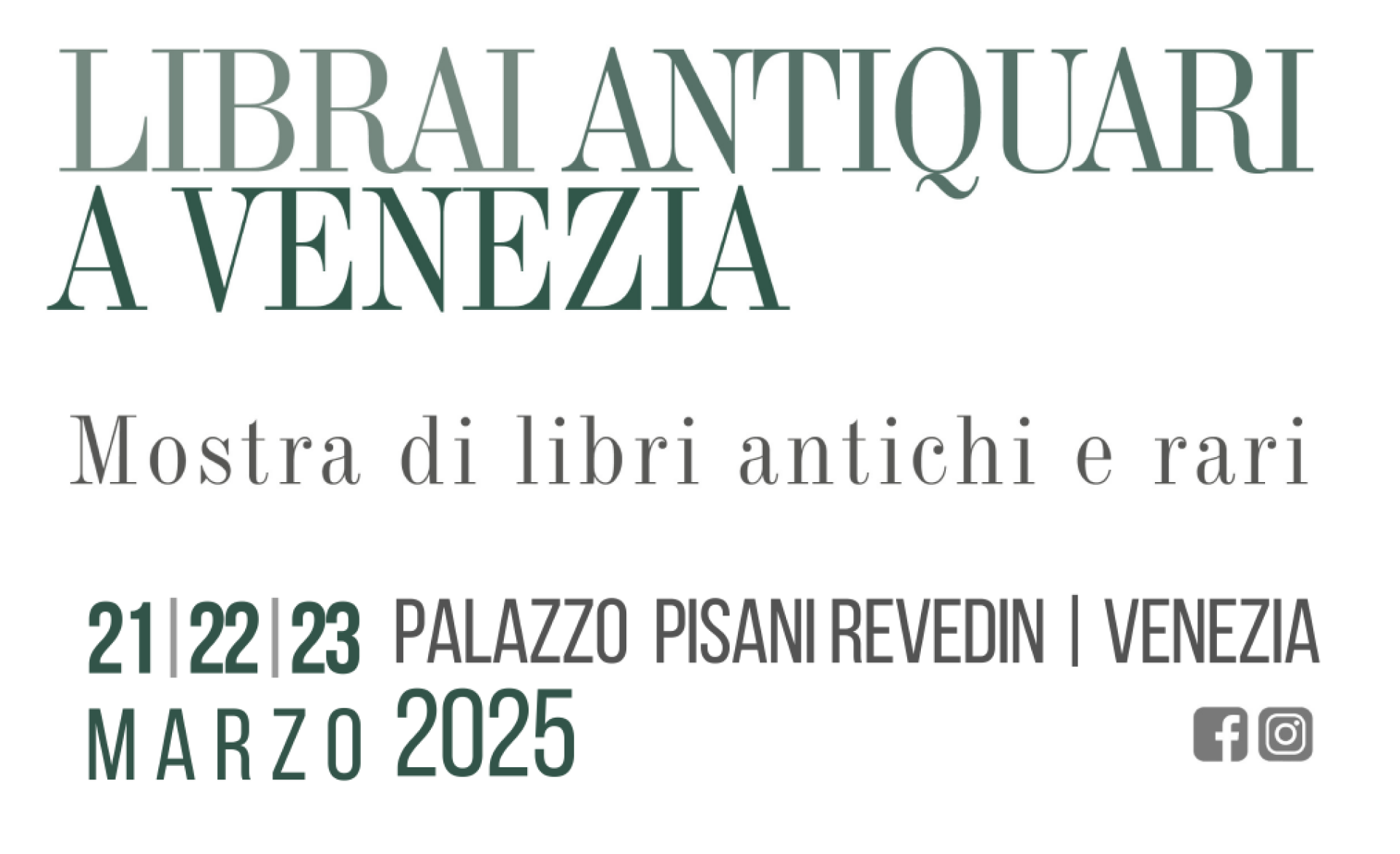 Librai Antiquari a Venezia 2025